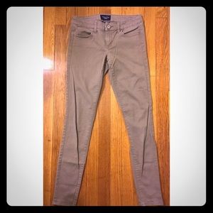 American Eagle Tan Jeggings